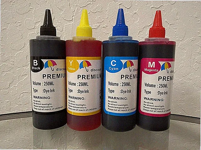 4x250ml refill Ink kit for Brother LC101 LC103 LC105 LC107 LC109 Refillable