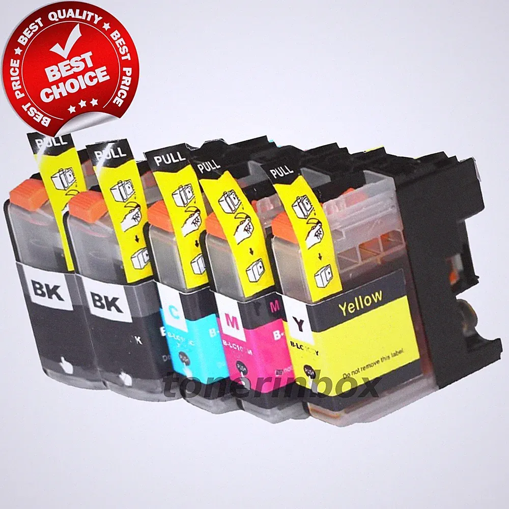 5 LC103 XL LC103BK Black & Color Printer HY Ink Cartridge for MFC-J870DW
