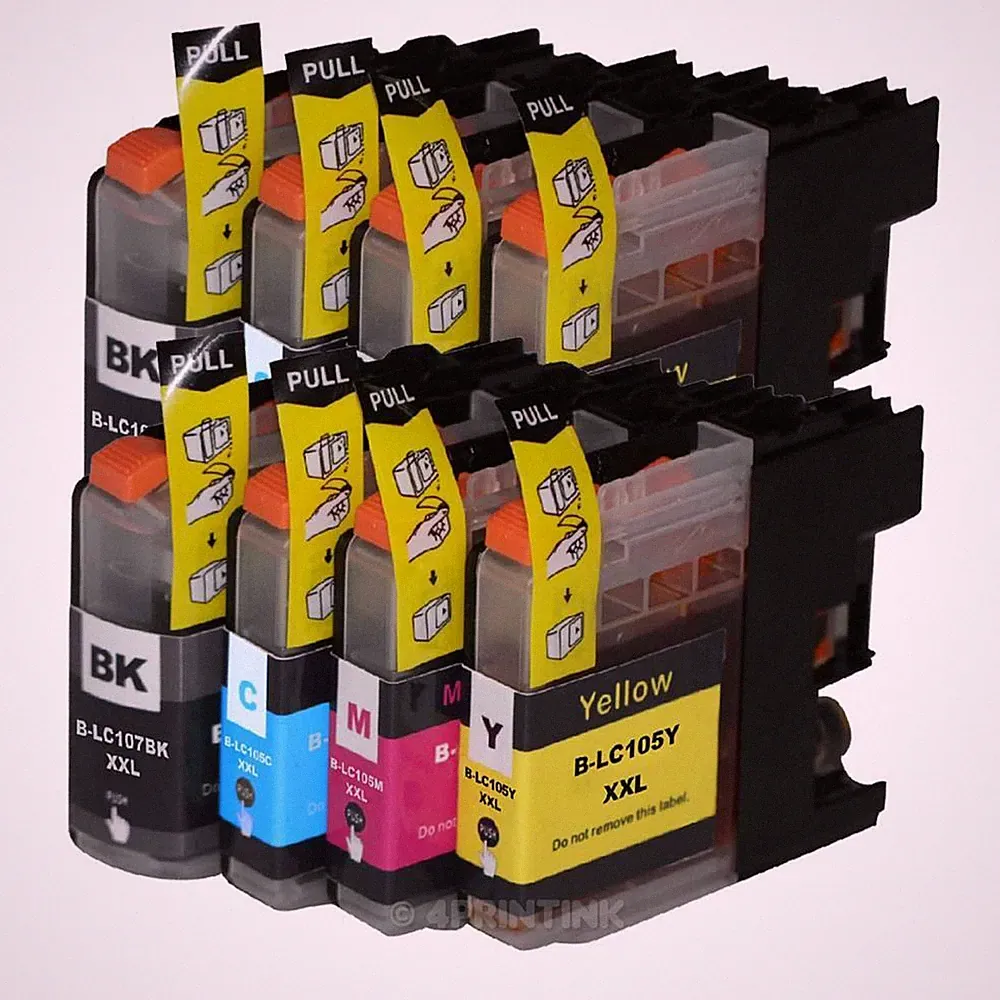 8 Pack LC103 HY Ink For Brother MFC-J450DW MFC-J475DW, MFC-J470DW