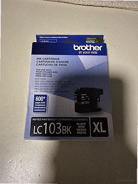 Brother Genuine High Yield Black -Ink -Cartridge, LC103BK Replacement Black 7/23