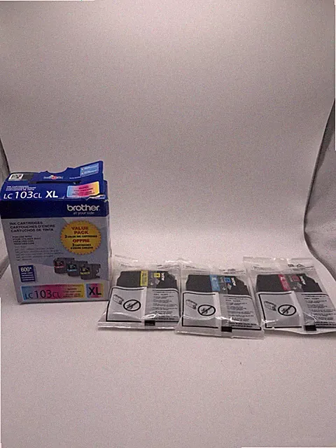 Brother LC103CL XL Color Ink 3-Pack CMY Open Box Exp 07/2028