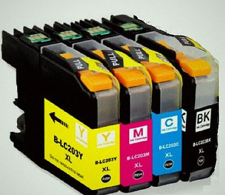 Full set 4 Pack Printer Black Color Ink Cartridge for Brother LC103XL LC-103 XL