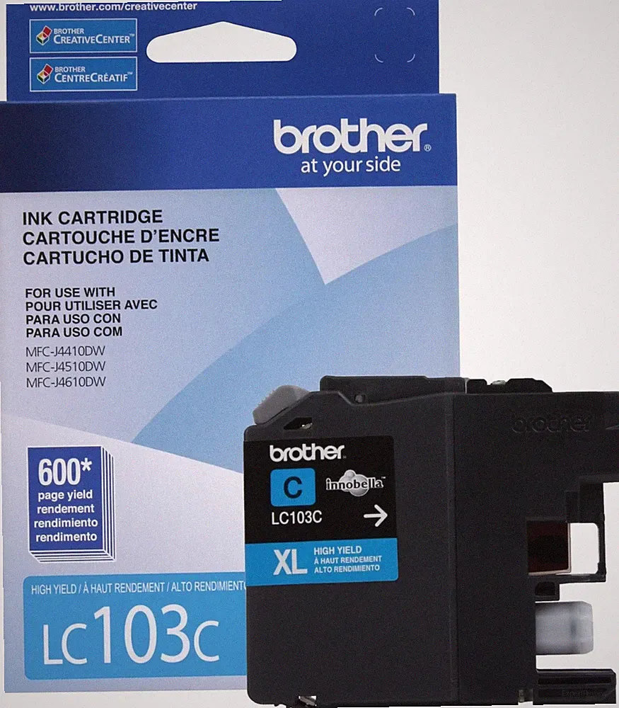 GENUINE Brother LC-103 XL Cyan Ink Cartridge for MFC-J4410DW MFC-J4510DW