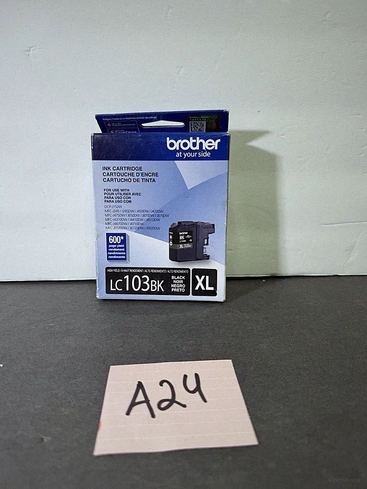 Genuine Brother LC103BK XL Black Ink Cartridge High Yield New
